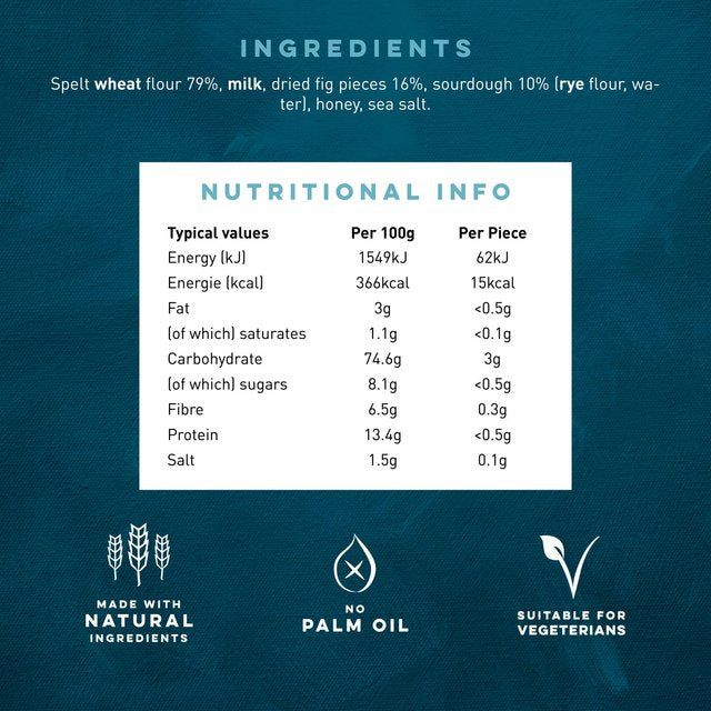 Peter's Yard Fig Sourdough Crackers 100g