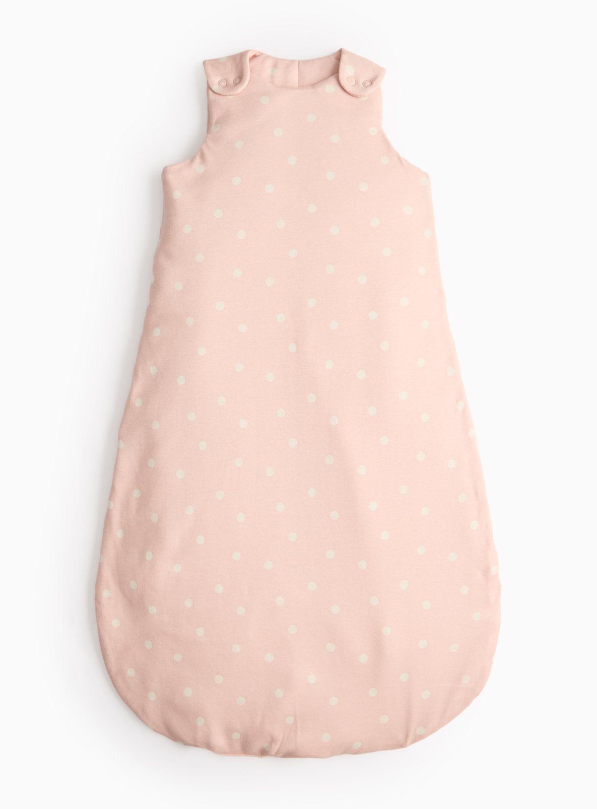 Pink Spot Print 3.5 Tog Sleeping Bag 0-6 Months
