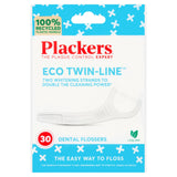 Plackers Eco Twin Line Cool Mint Dental Flossers x30