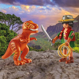 Playmobil 71206 DuoPack Villain with T-Rex