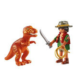 Playmobil 71206 DuoPack Villain with T-Rex
