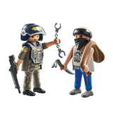 PLAYMOBIL 71505 Tactical Police with Thief DuoPack