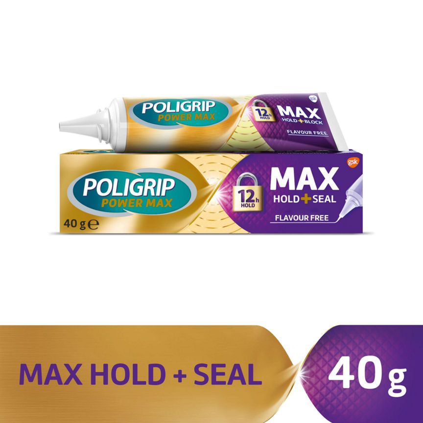 Poligrip Max Seal Denture Fixative Cream