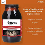 Potters Herbals Malt Extract Natural Sweetener Liquid 650g