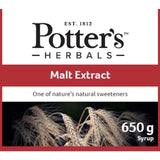 Potters Herbals Malt Extract Natural Sweetener Liquid 650g