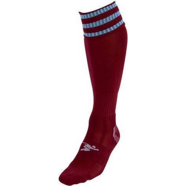 Precision Adult Pro Football Socks (7-11) Maroon/Sky Blue / 1EA