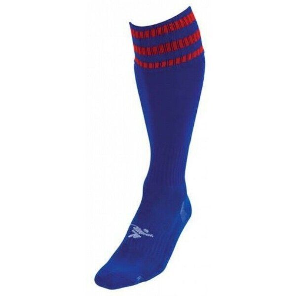 Precision Adult Pro Football Socks (7-11) Royal Blue/Red / 1EA