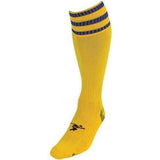 Precision Adult Pro Football Socks (7-11) Yellow/Royal Blue