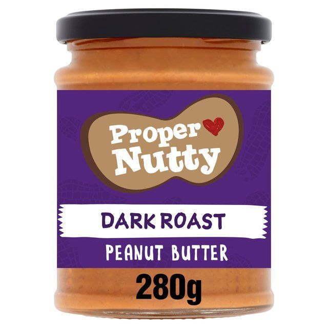 Proper Nutty Dark Roast Peanut Butter 280g