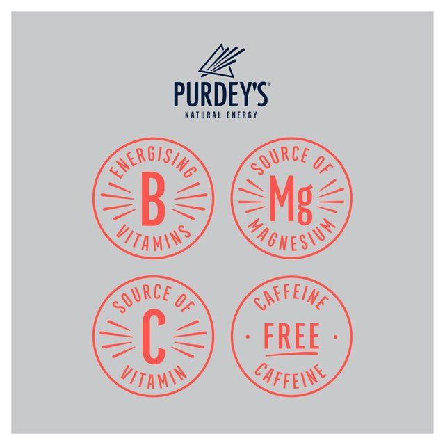 Purdey's Natural Energy Replenish Raspberry & Rose 330ml