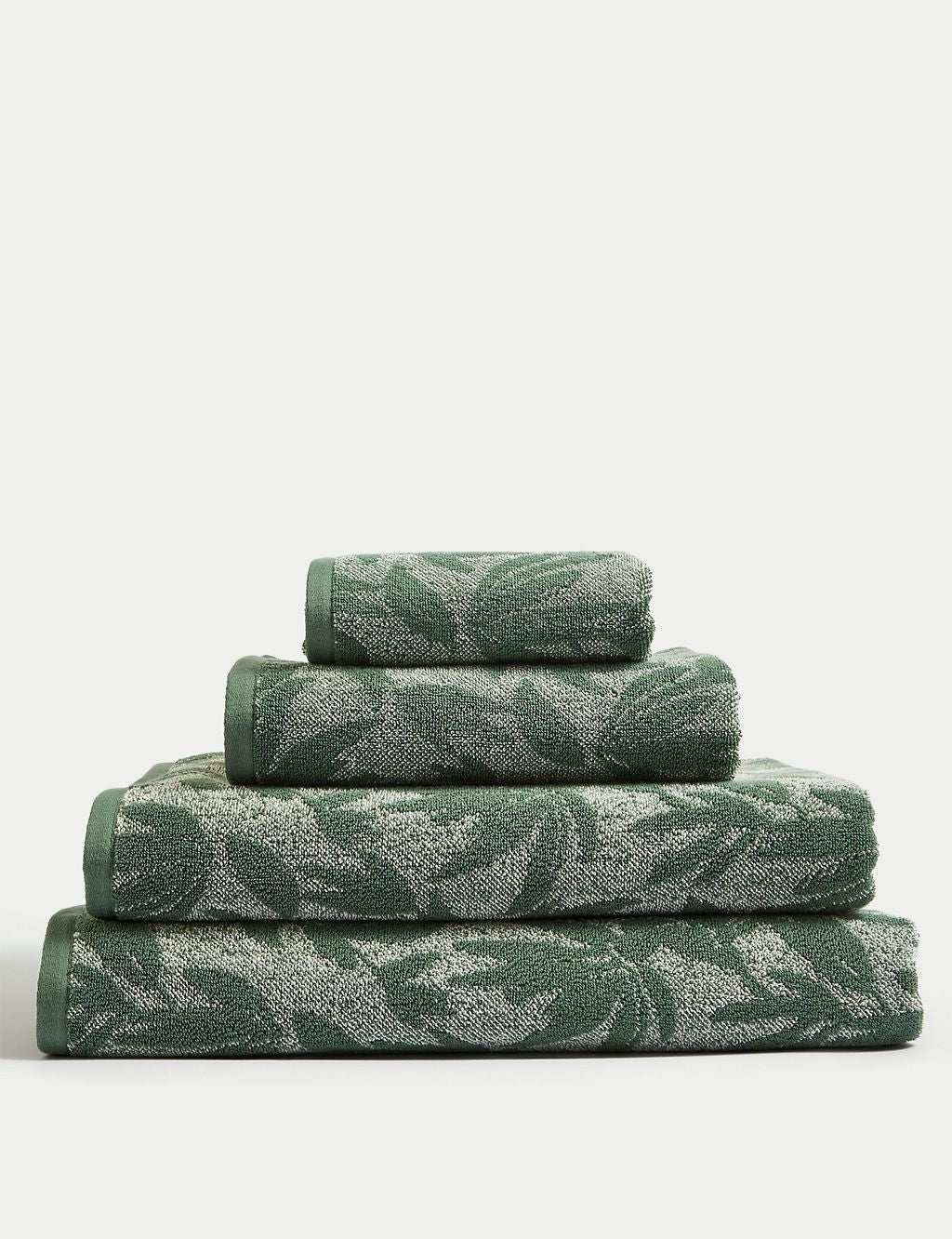 Pure Cotton Leaves Towel