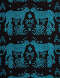 Pure Cotton Leopard Jacquard Towel
