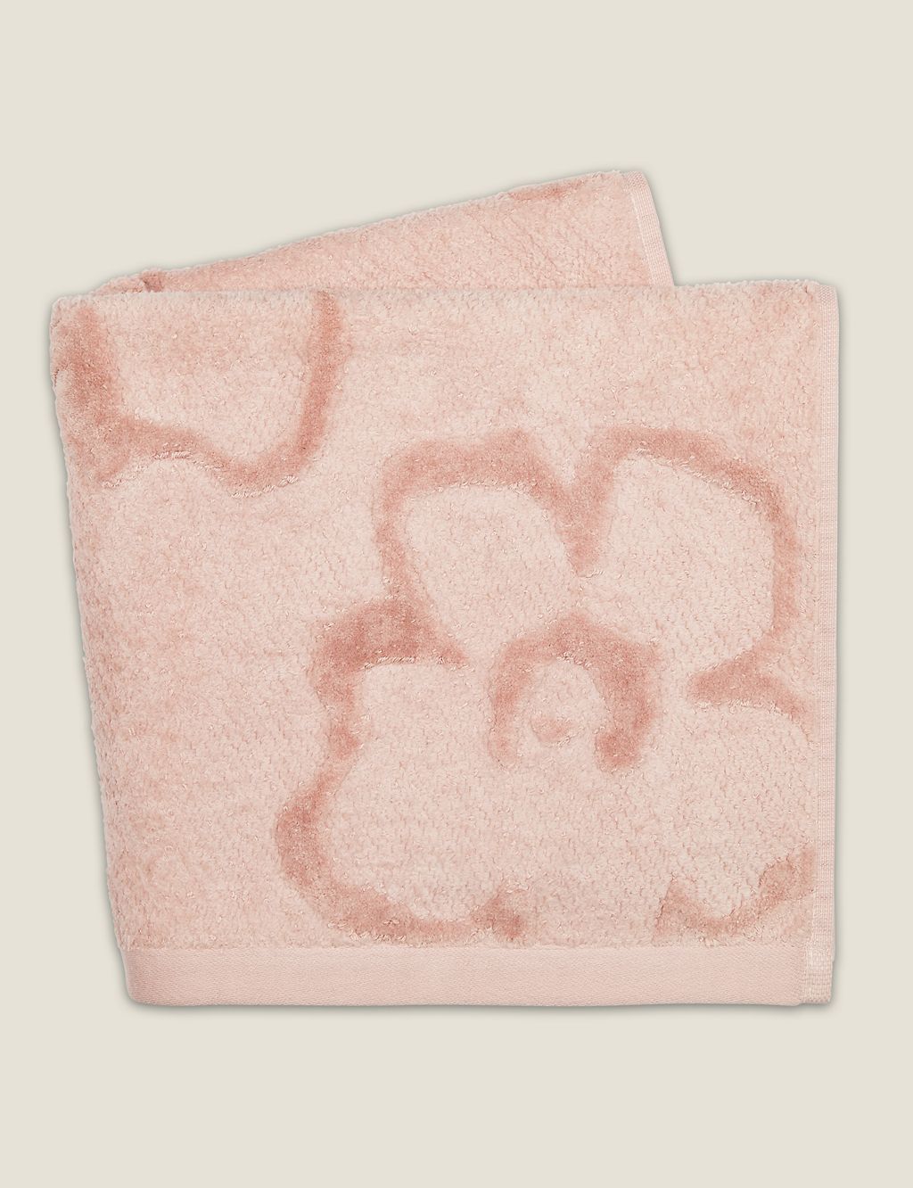 Pure Cotton Magnolia Textured Towel