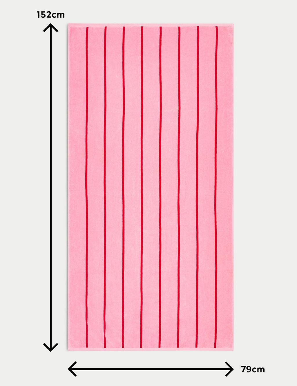 Pure Cotton Striped Beach Towel