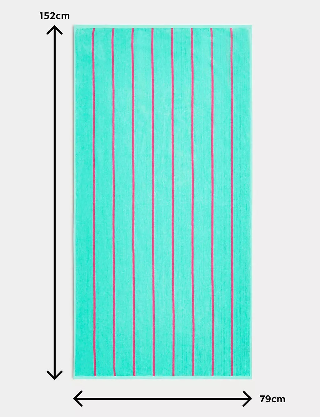 Pure Cotton Striped Beach Towel