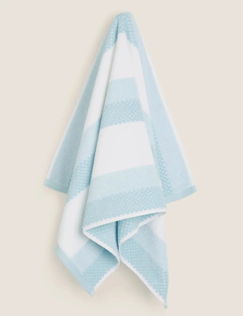 Pure Cotton Striped Textured Towel