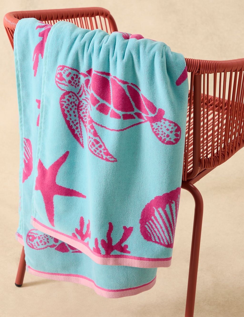 Pure Cotton Turtles Beach Towel