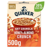 Quaker Oat Granola Honey & Almond Cereal 500g
