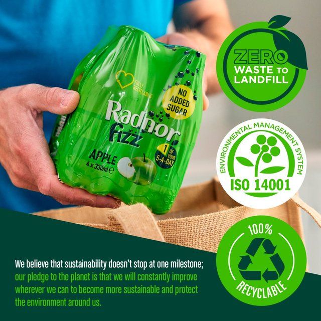 Radnor Fizz Apple 4 x 330ml