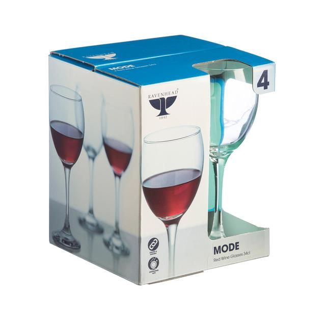 Ravenhead Mode Red Wine Glasses Set 4 per pack
