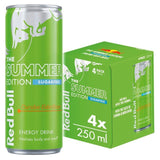 Red Bull Sugar Free Green Edition Curuba-Holunderblüte 4 x 250 ml
