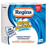 Regina Thirst Pockets Kitchen Roll 2 per pack