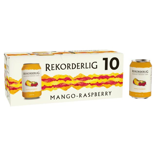 Rekorderlig Mango & Raspberry Cider 10 x 330ml