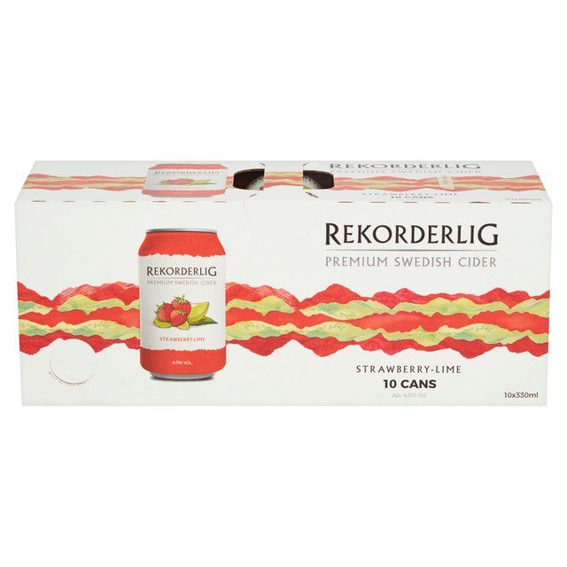 Rekorderlig Strawberry & Lime Cider 10 x 330ml