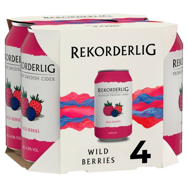 Rekorderlig Wild Berries Cider 4 x 330ml
