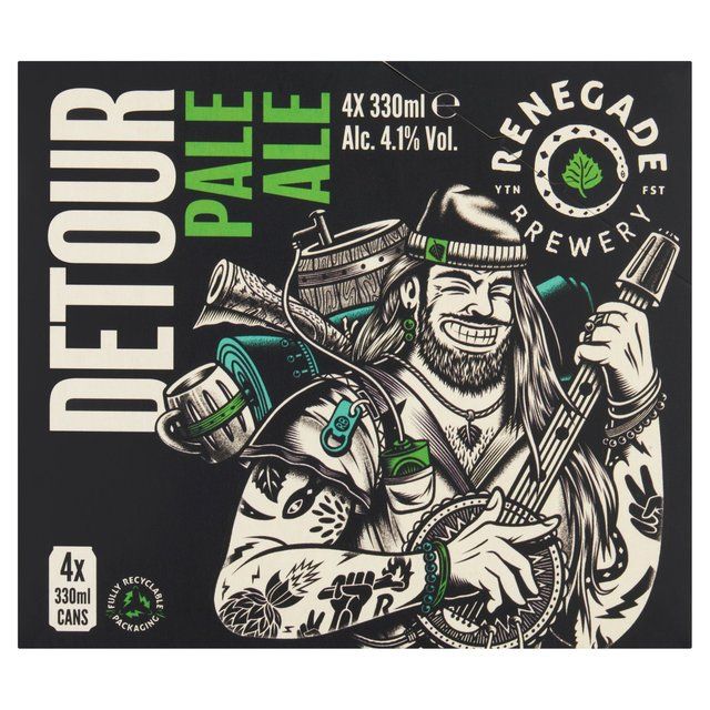 Renegade Detour Pale Ale 4 x 330ml