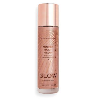 Revolution Molten Body Glow 100ml Rose Gold