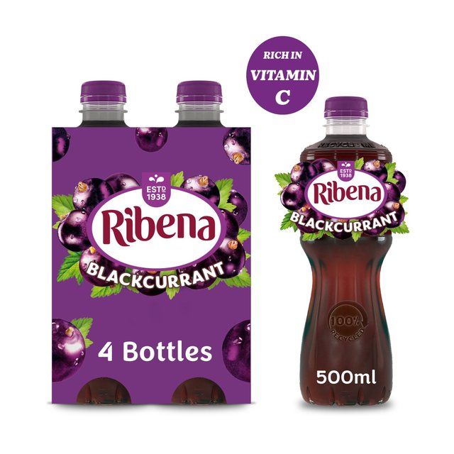 Ribena Blackcurrant Juice Drink Multipack 4 x 500ml