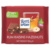 Ritter Sport Rum Raisin & Hazelnuts Milk Chocolate 100g
