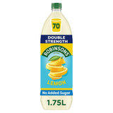 Robinsons Double Strength Lemon No Added Sugar Fruit Squash 1.75L