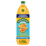 Robinsons Double Strength No Added Sugar Squash Orange & Pineapple 1.75L