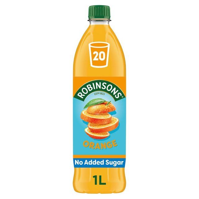 Robinsons Single Strength Orange No Added Sugar 1L