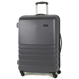 Rock Byron 3 Piece Hardside Luggage Set in Charcoal
