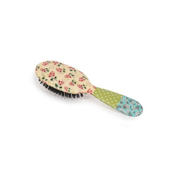 Rock & Ruddle Pink Blossom Small Synthetic Bristle Hairbrush