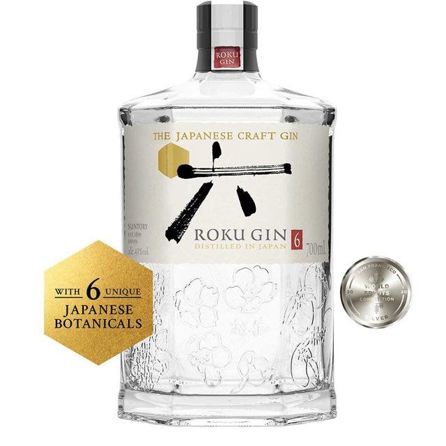 Roku Suntory Japanese Craft Gin 70cl