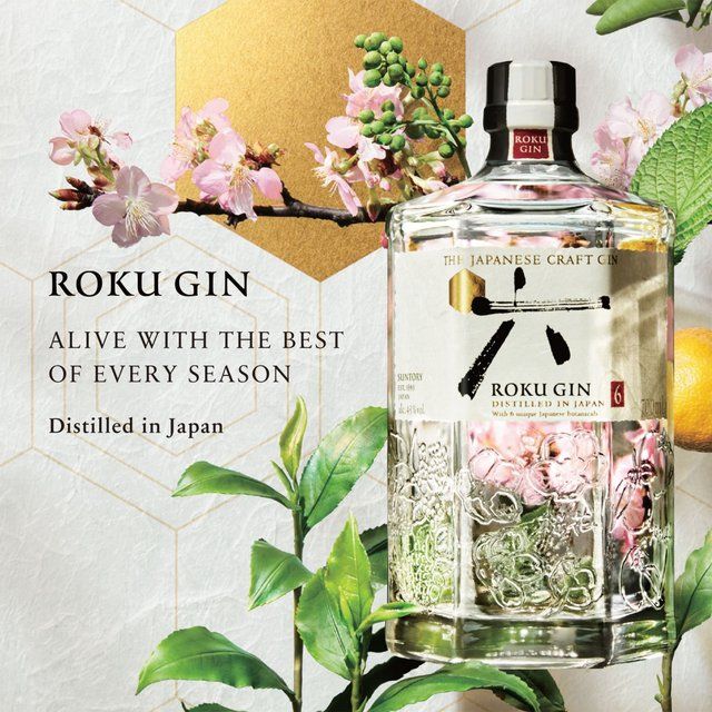 Roku Suntory Japanese Craft Gin 70cl