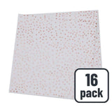Rose Gold Dots Napkins 16 per pack