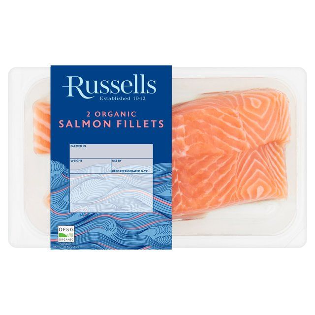 Russell's Organic Salmon Fillets 240g