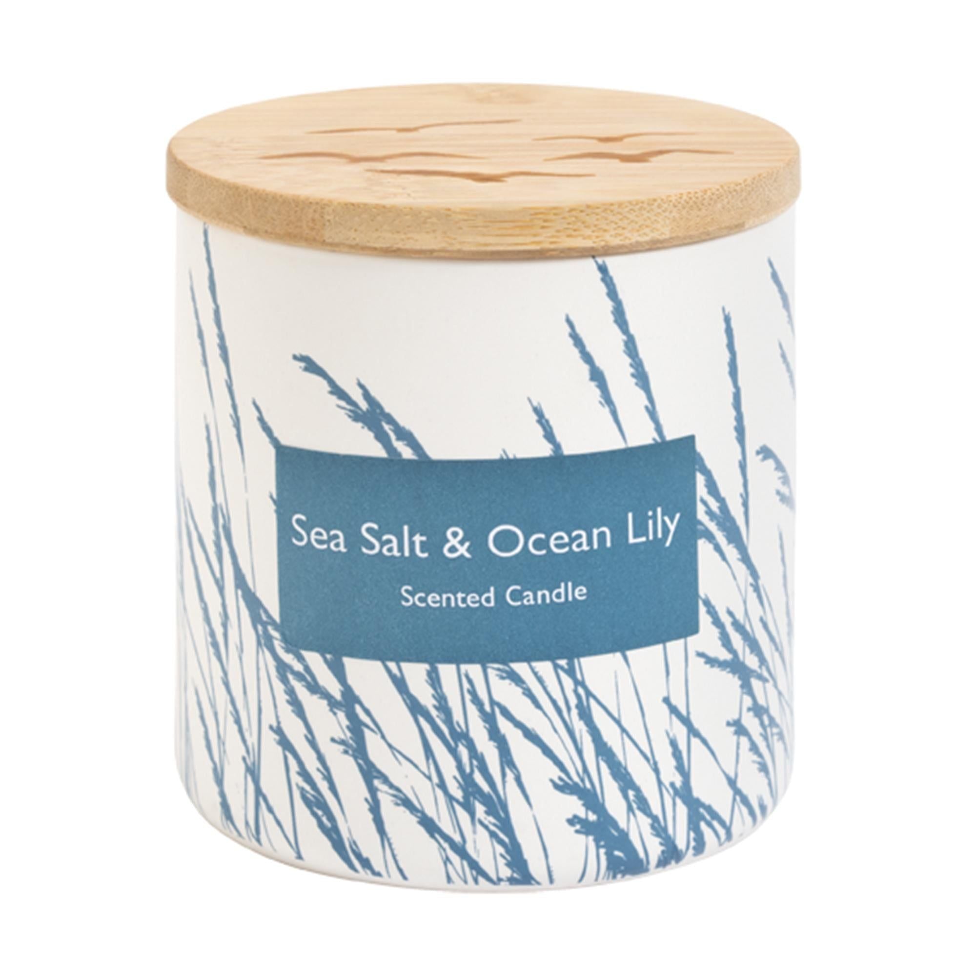 Sainsbury's Home 300g Candle with Lid - Sea Salt & Ocean Lily