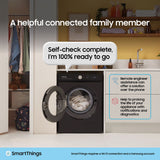 Samsung WD11DG5B15BEEU 11/6kg Washer Dryer, D Rated in White