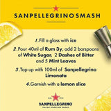 San Pellegrino Classic Taste Lemon Glass 4 x 200ml