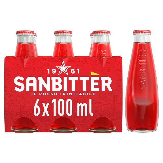 San Pellegrino San Bitter Aperitif Glass 6 x 100ml