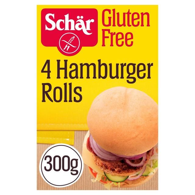 Schar Gluten Free 4 Hamburger Buns 4 per pack