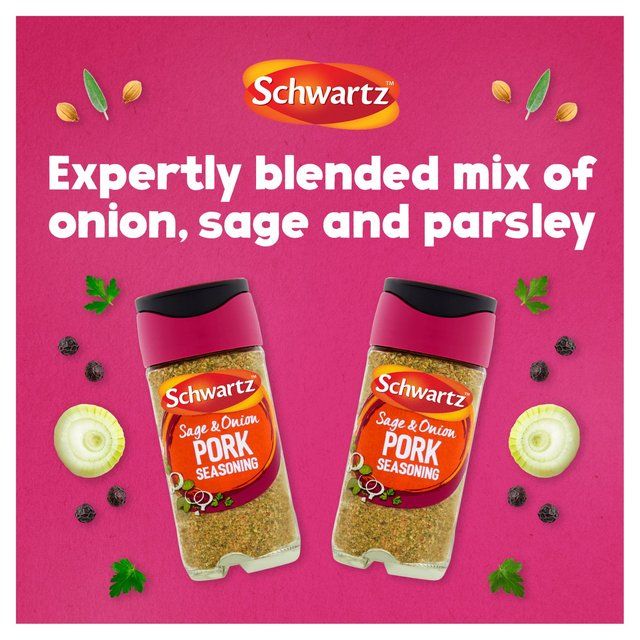 Schwartz Sage & Onion Pork Seasoning Jar 34g