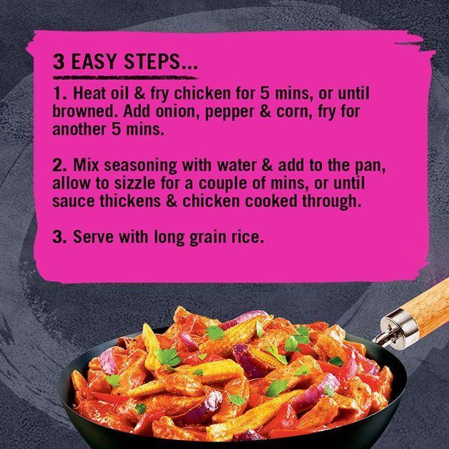 Schwartz Wok It American BBQ Chicken Sizzler 35g