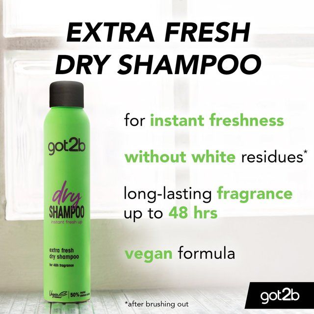 Schwarzkopf Got2b Extra Fresh Dry Shampoo 200ml